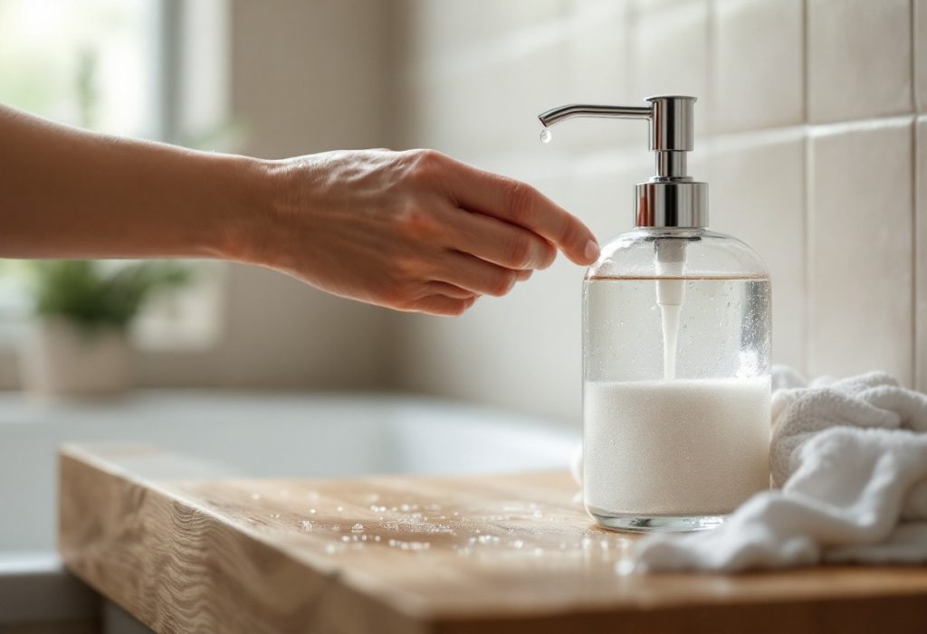Comment remplir un distributeur de savon ?