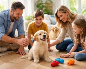découvrez comment accueillir un chiot en famille en utilisant l'éducation positive inspirée de la méthode cesar millan et les jouets kong pour un apprentissage ludique et harmonieux.