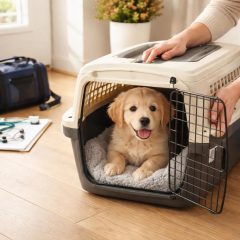 découvrez comment adopter un chiot et préparer son transport en caisse sécurisée pour garantir des visites vétérinaires régulières en toute sérénité.