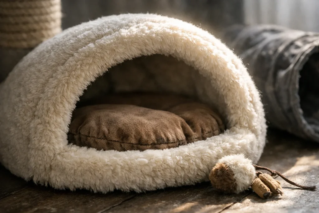 Chat-mellow : la boutique en ligne dédiée au couchage du chat et accessoires de confort