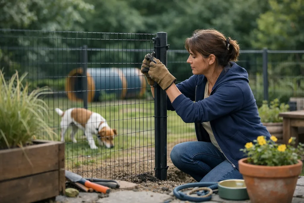 Un jardin pour chien se clôture à 1,50 m et se plante sans laurier-rose